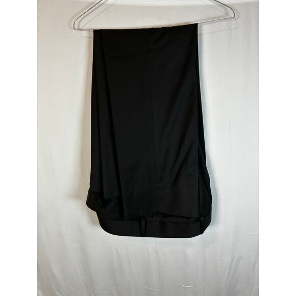 Men’s Suit 42 Slim 35 Short Black Finchley Basic Classic Black Set Funeral Job - Picture 13 of 14
